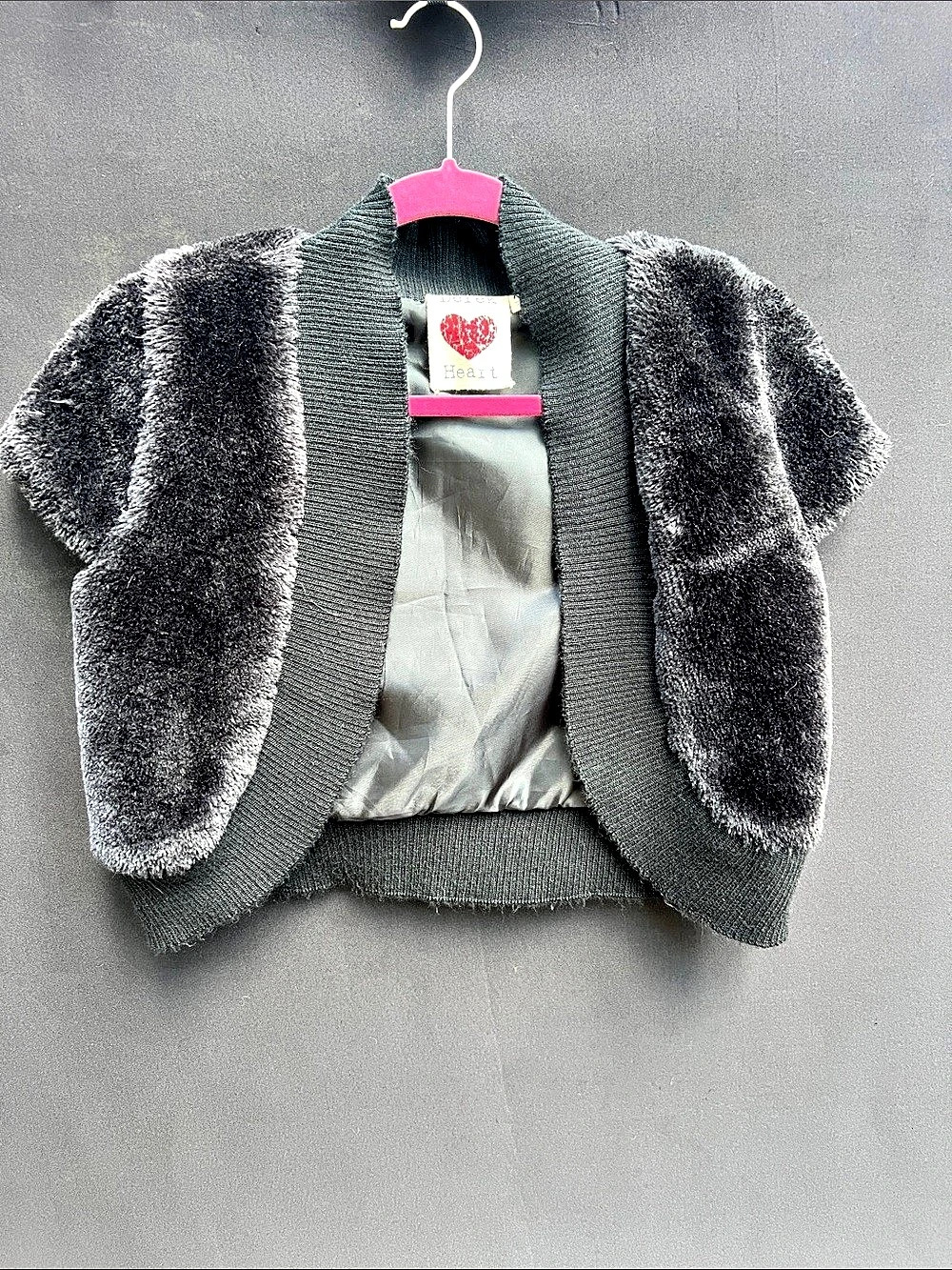 Derek Heart Teddy Jacket Size Medium